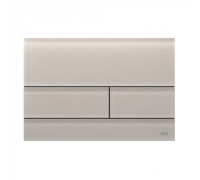 Панель смыва для унитаза TECE TECEsquare II стекло песочно-бежевое сатинированное 9240827