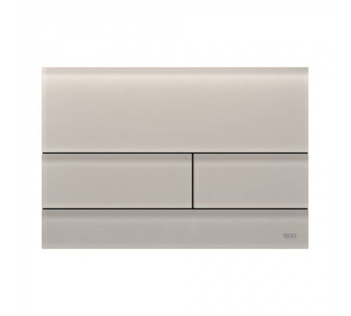 Панель смыва для унитаза TECE TECEsquare II стекло песочно-бежевое сатинированное 9240827