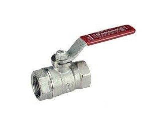 Кран шаровой Giacomini R250D 1 1/4 ВВ рычаг хромированный R250X006