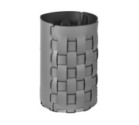 Корзина для мусора ADJ Bottega 22х35 см серый/черный 2035.03/01