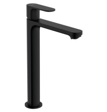 Смеситель для раковины-чаши Hansgrohe Rebris S 240 CoolStart со сливным гарнитуром матовый черный 72580670