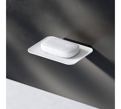 Мыльница стеклянная с настенным держателем AM.PM Inspire V2.0 черный матовый A50A34222