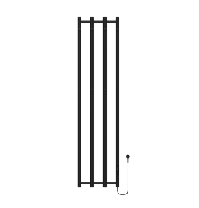 Полотенцесушитель электрический Primoclima TUBUS 4 трубки 250 Вт черный PC TUBUS 250 B