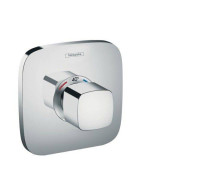 Термостат для душа Hansgrohe Ecostat E на 2 потребителя встраиваемый хром 15706000