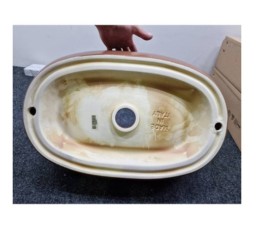 Раковина накладная Azzurra Elegance Circle 60x40 см Rame ECI60 RA