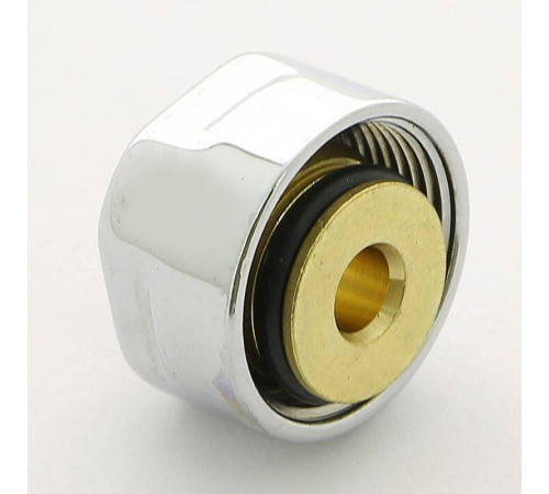 Соединитель для металлопластиковой трубы Carlo Poletti 16х2 мм хром A58502B