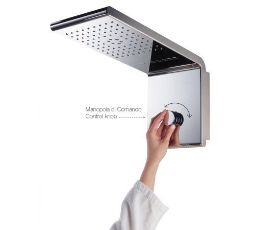 Душевая панель Bossini Syncro 3 режима струи I00591.030_УЦ