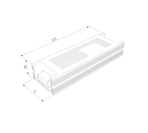 Блок питания для светодиодной ленты 12V 250W Трансформатор 12V 250W
