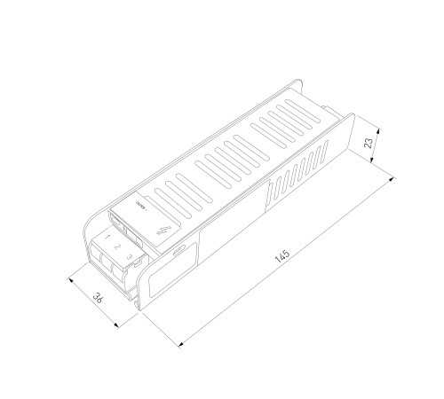 Блок питания для светодиодной ленты 12V 60W Трансформатор 12V 60W