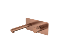 Смеситель для душа встраиваемый Boheme Stick с изливом 18.5 см матовая медь 125-CB