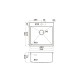 Кухонная мойка Omoikiri Akisame 51-LG 51x51 см светлое золото 4973439