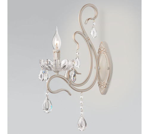 Бра с хрусталем 12205/1 белый