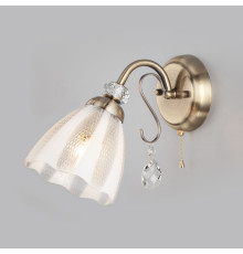 Бра со стеклянным плафоном 30155/1 античная бронза