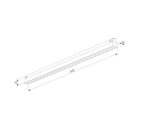 Brass Line Трековый светильник 20W 3000K латунь 85529/01