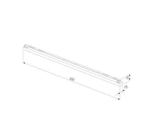 Brass Line Трековый светильник 24W 3000K латунь 85527/01