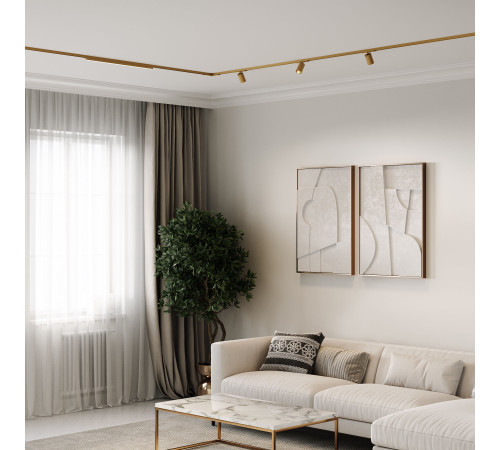 Brass Line Трековый светильник 24W 3000K латунь 85527/01