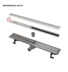 Душевой лоток Alca APZ13 Fit and Go 650 мм с решеткой Double APZ13-DOUBLE9-650