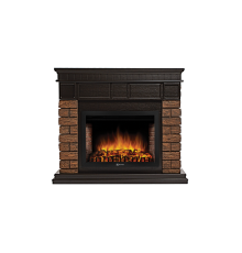 Портал для электрокамина Firelight Bricks Wood 30 камень темный шпон венге НС-1287018