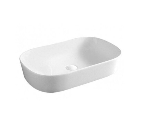 Раковина накладная Artceram Ghost 650x415 мм белый глянцевый GHL0020100