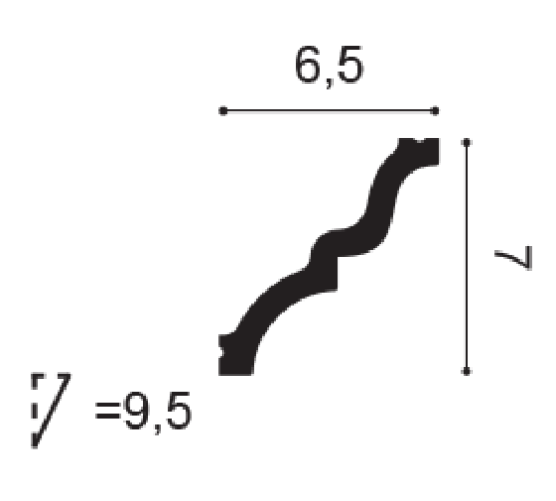 Карниз потолочный гибкий Orac Decor Manoir C325F