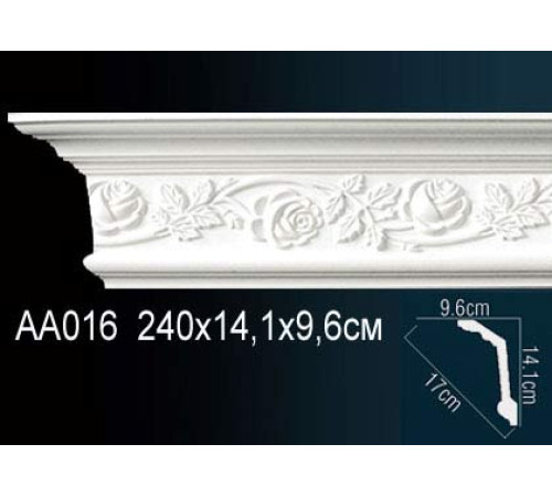 Карниз потолочный полиуретановый Perfect AA016