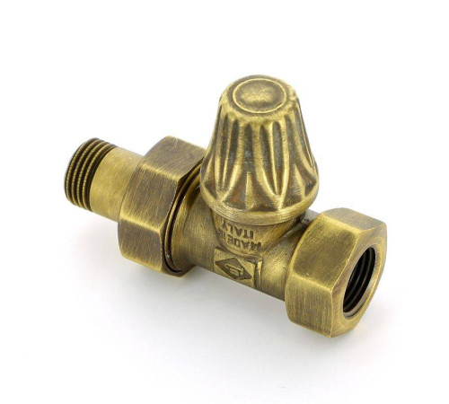 Вентиль обратный Carlo Poletti Artistic прямой НВ 1/2 бронза V67810MA