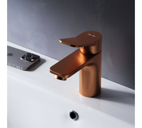 Смеситель для раковины AM.PM X-Joy розовое золото F85A02144