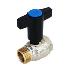 Кран шаровой Everline 1 НР-ВР с высокой пластиковой ручкой EV106201