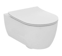 Унитаз подвесной Ideal Standard Blend Curve 54х36 см безободковый RimLS+ Euro White Ideal Plus T4655MA