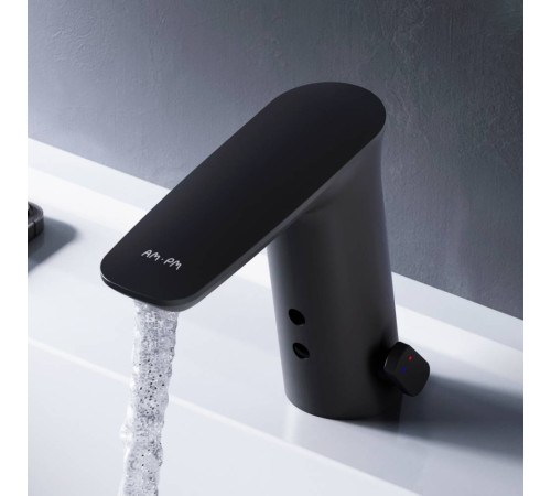 Смеситель для раковины сенсорный AM.PM Inspire V2.0 черный матовый F50A02322