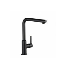 Смеситель для кухни Kludi L-INE S с выдвижным изливом черный матовый 408513975