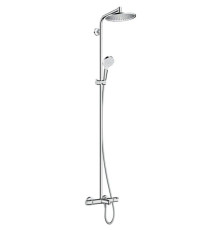 Душевая система Hansgrohe Crometta S Showerpipe 240 1jet с термостатом для ванны хром 27320000