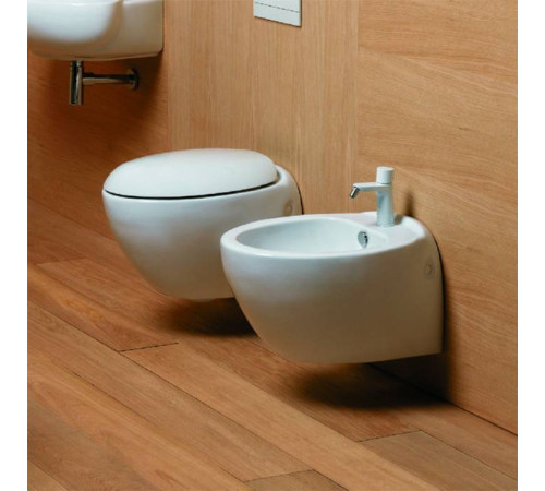 Биде подвесное Azzurra Clas+ 56x38.5 см белый матовый CLP 500M/SOSK bi matt