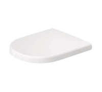 Сиденье для унитаза Duravit D-Code петли нержавеющая сталь с микролифтом 0028490021