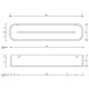 Полка для душа Decor Walther Black Stone 45x10 см подвесная черный матовый/хром 0973964