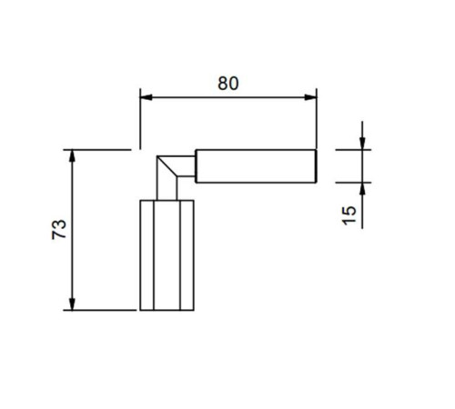 Ручка для смесителя Fantini Venezia правая рычаг хром 216786