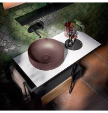 Раковина-чаша Kerasan Nolita 40х15 см без отверстия Borgogna matt 534475