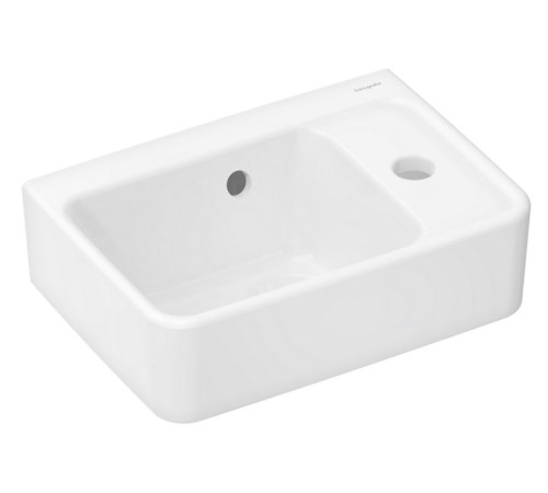 Раковина гостевая hansgrohe Xanuia Q 360x250 мм с отверстием под смеситель и переливом 60129450