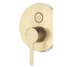 Смеситель для душа встраиваемый FIMA Carlo Frattini Snap на 2 выхода брашированный шампань F3119E2HS