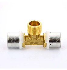 Тройник пресс с наружной резьбой Uni-Fitt 26х3/4х26 708G8380