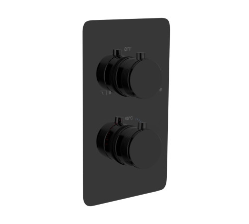 Смеситель термостатический встраиваемый Boheme Cell на 2 потребителя с внутренней частью shine gun metal 134-2-SGM