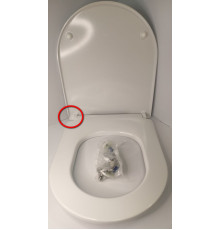 Сиденье с крышкой для унитаза Roca The Gap Round тонкое SoftClose 801D12007