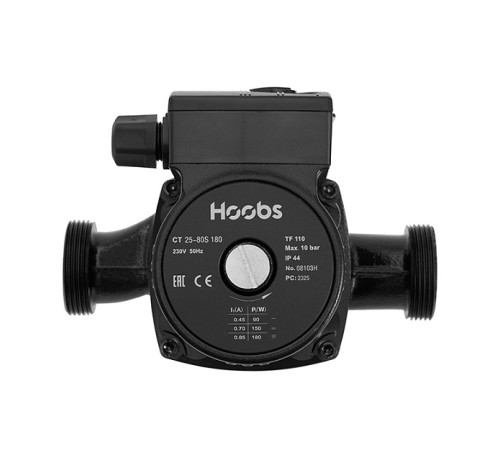 Насос циркуляционный Hoobs CT 25-80S 180 мм 245 Вт с гайками 08103H
