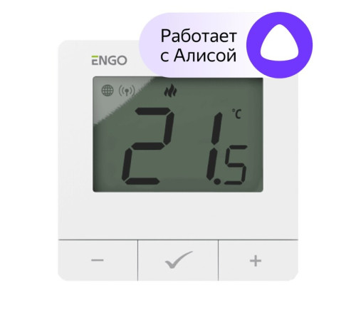 Умный терморегулятор HOMMYN E25 ZigBee 868 МГц 230В белый E25230W