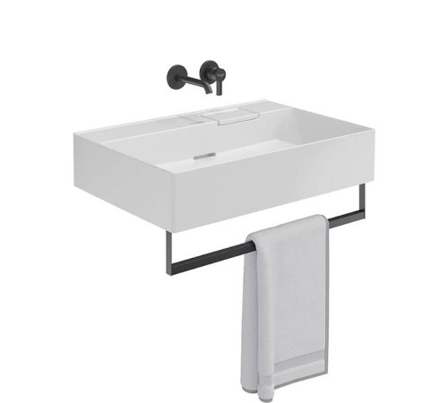 Раковина подвесная Kerama Marazzi Logica 70х48 см без отверстия белый глянец LO.wb.70.0