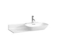 Раковина накладная Laufen INO 90х45х12 см 1 отверстие полка слева белый матовый 8.1330.1.757.104.1