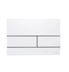 Панель смыва для унитаза TECE TECEsquare II металлическая белая 9240832