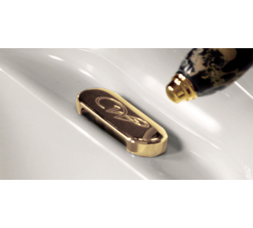 Заглушка для перелива Kerasan Waldorf золото 811391oro