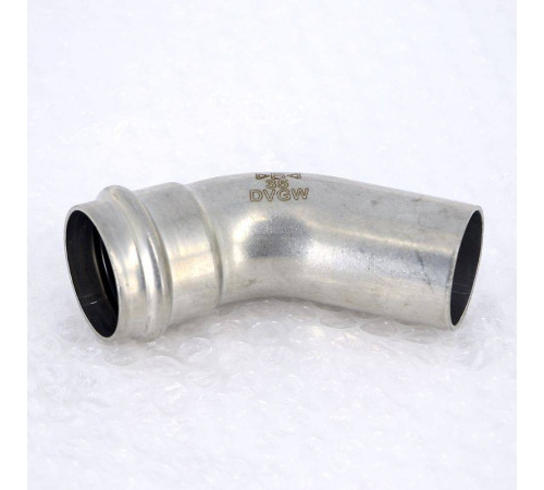 Угольник-вставка 45° пресс IBP >B< Press Inox 35 мм нержавеющая сталь PS5040 0350000