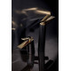 Смеситель для раковины Boheme Venturo черный золото 381-B